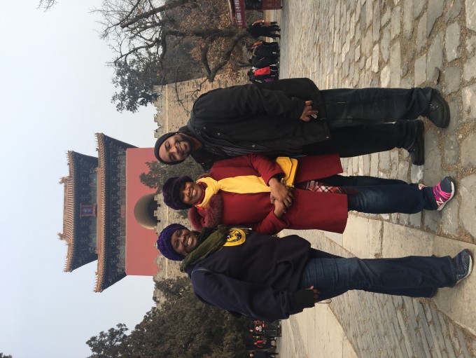 While on the grounds at the 3rd Emperor’s tomb site