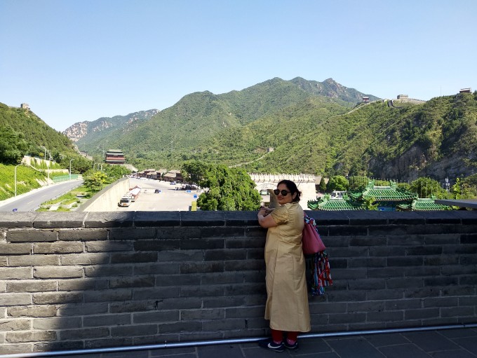 Neena at The Great Wall of China, Beijing, June 18
