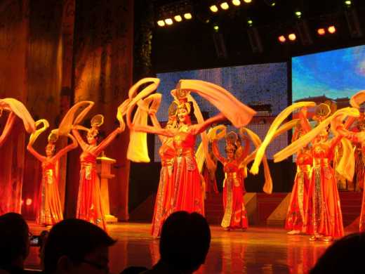 The name of this presentation was 'China Only Illuminates' during the Tang Dynasty show.