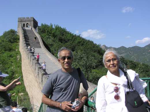 great to walk on Great wall of China.