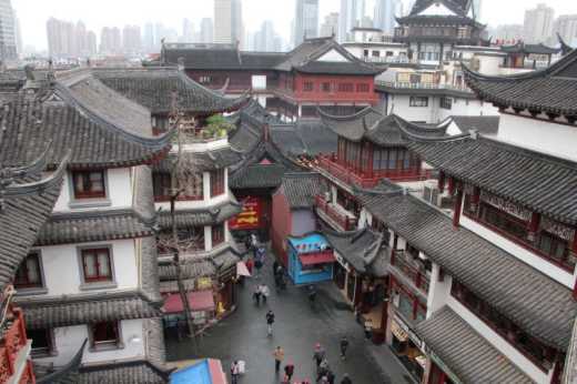 Rooftops of Old Town Shanghai.