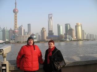 Krista & Jaan Urvet in Shanghai