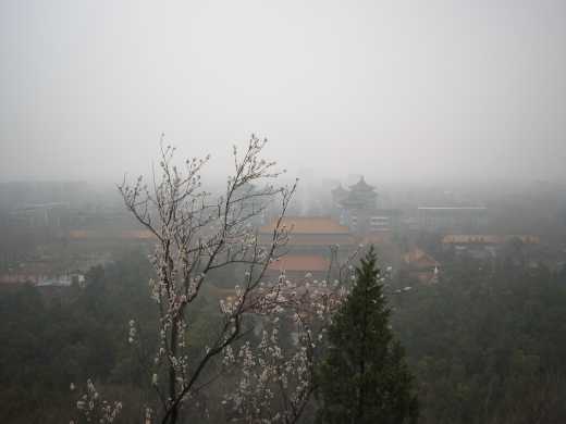 Forbidden City from Jingshan park across the street