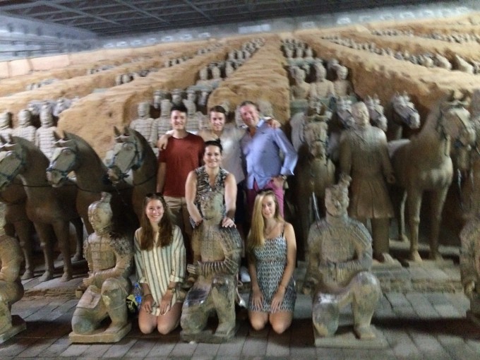 Fun picture at the Terracotta Warriors