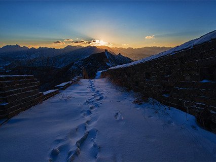 Simatai Great Wall in Winter