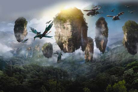 Zhangjiajie moutains in Avatar Movie